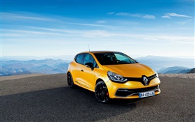 Renault Clio RS 200 yellow car