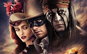 The Lone Ranger, movie widescreen HD wallpaper