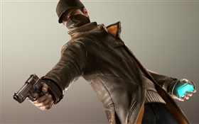 Watch Dogs, game widescreen HD wallpaper