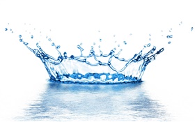 Water splash, imperial crown HD wallpaper