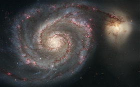 Whirlpool galaxy HD wallpaper