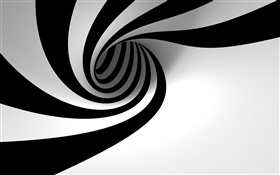 White black abstract hole HD wallpaper