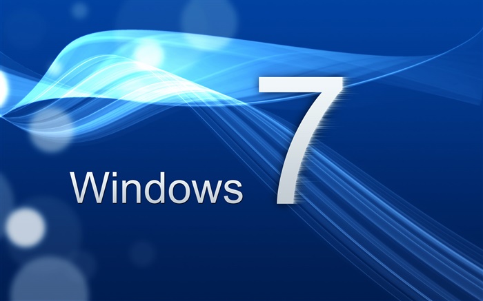 Windows 7, the blue curve Wallpapers Pictures Photos Images