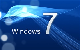 Windows 7, the blue curve HD wallpaper