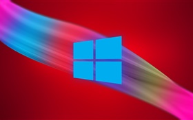 Windows 9 logo, abstract background HD wallpaper