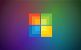 Windows 9 logo, different background HD wallpaper