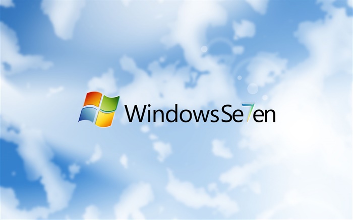 Windows Seven, sky and clouds Wallpapers Pictures Photos Images
