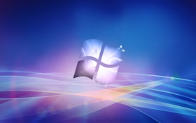 Windows logo, creative design background