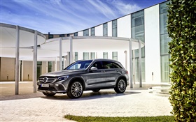 2015 Mercedes-Benz GLC 350 X205 car side view HD wallpaper