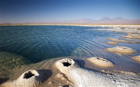 Dead sea, beach HD wallpaper