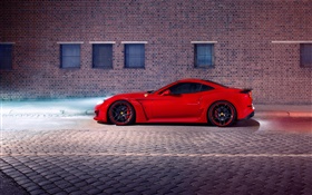 Ferrari California T N-Largo red supercar side view