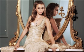 Lily Collins 08 HD wallpaper