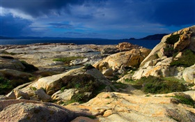 Sardinian rocks, sea