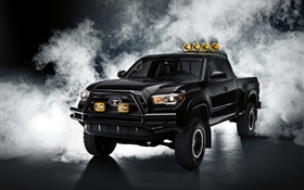 Toyota Tacoma black pickup