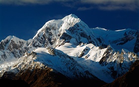 Mount Tasman, Southern Alps, snow, South Island, New Zealand HD wallpaper