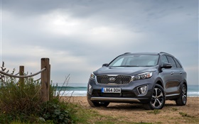 2015 Kia Sorento UK-spec SUV car HD wallpaper