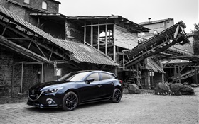 2015 Mazda 3 black sedan