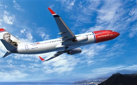 Boeing 737 Airplane HD wallpaper