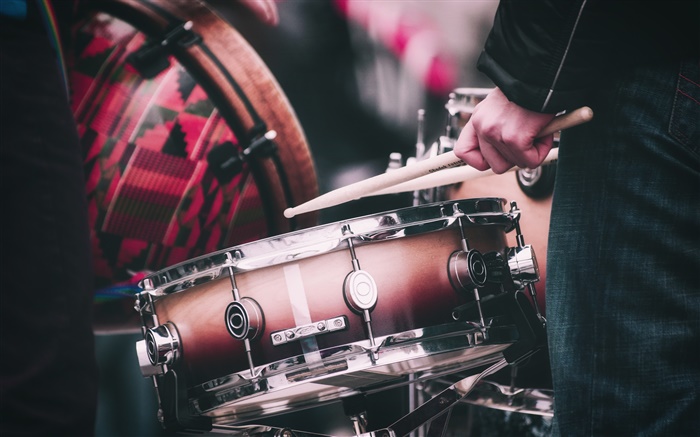 Drums, drumsticks, music Wallpapers Pictures Photos Images