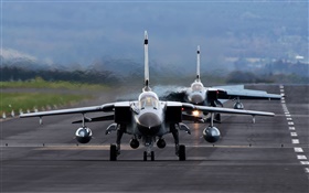 Panavia Tornado fighter, bomber, airport HD wallpaper