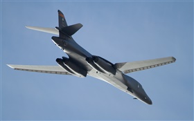 Rockwell B-1 Lancer, strategic bomber, flying HD wallpaper