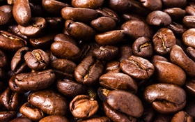 Coffee beans close-up, grain HD wallpaper