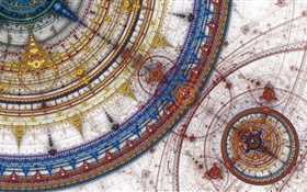 Creative design, abstract, artwork, circles HD wallpaper