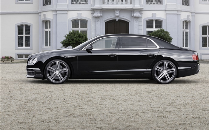 2015 Bentley Continental black car side view Wallpapers Pictures Photos Images