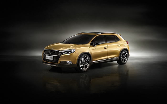2015 Citroen DS 6 golden SUV car Wallpapers Pictures Photos Images