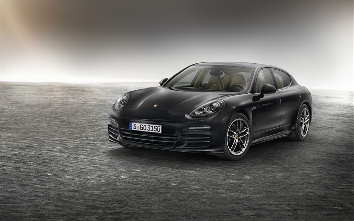 2015 Porsche Panamera 970 black supercar Wallpapers Pictures Photos Images