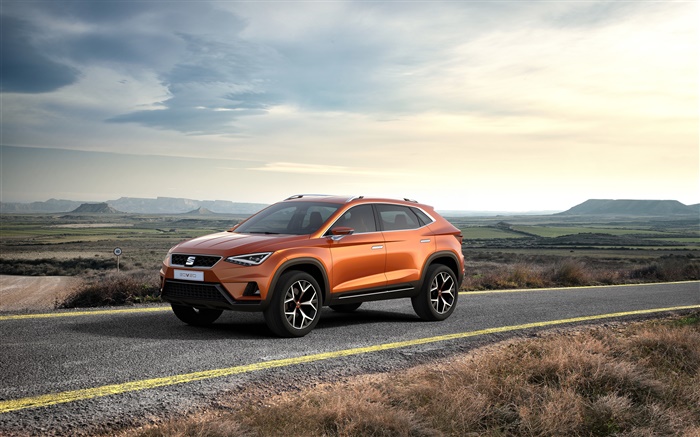 2015 Seat 20V20 orange concept car Wallpapers Pictures Photos Images