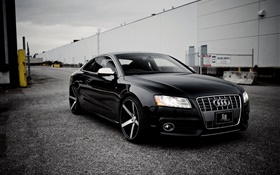 Audi S4 black car HD wallpaper
