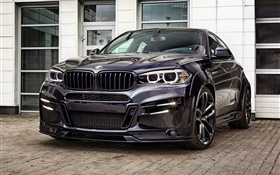 BMW X6 F16 black SUV car