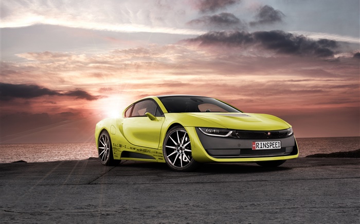 Green color supercar, concept car Wallpapers Pictures Photos Images