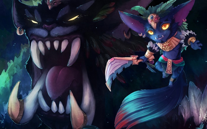 Gnar, League of Legends, PC games Wallpapers Pictures Photos Images