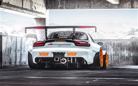 Mazda RX7 Silva sport car rear view HD wallpaper