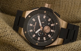 Jack Pierre watches, golden color, metal HD wallpaper