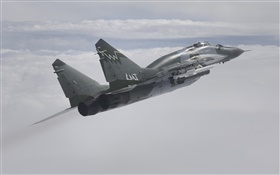 MiG-29SMT fighter, Russian air force HD wallpaper