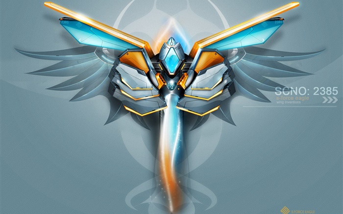 3D creative pictures, eagle, wings Wallpapers Pictures Photos Images