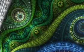 Abstract design, changeable shapes HD wallpaper
