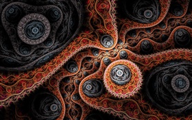 Abstract shapes, creative design HD wallpaper