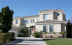 American family villa HD wallpaper