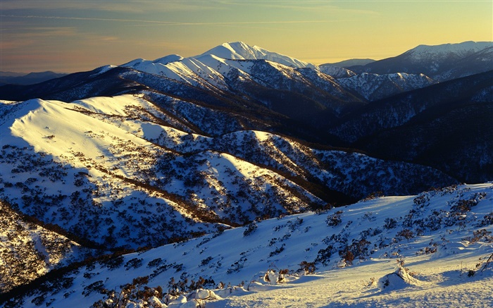Australia, mountains, snow, slope Wallpapers Pictures Photos Images