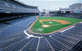 Baseball field, stadium, New York, USA HD wallpaper