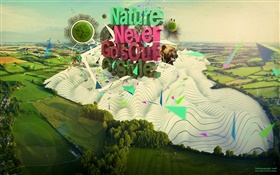 Beautiful nature, creative design
