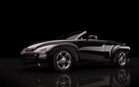 Black Chevrolet car, black background HD wallpaper