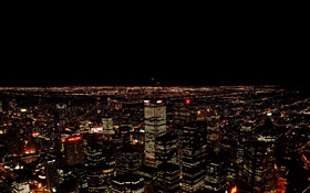 City night view, lights like stars