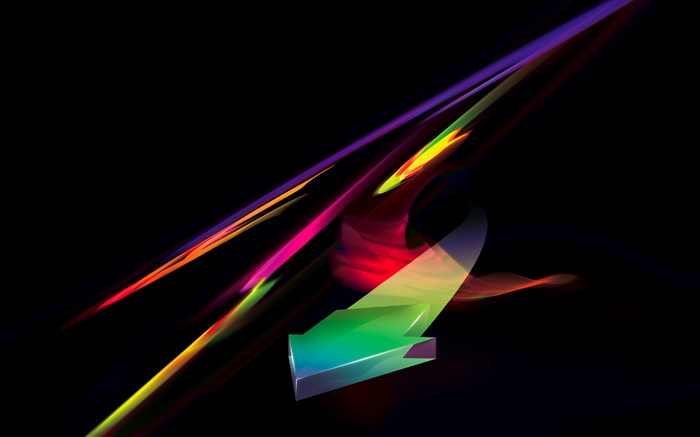 Colorful, sign, black background, abstract design Wallpapers Pictures Photos Images