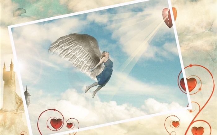Creative art, fall in love Wallpapers Pictures Photos Images