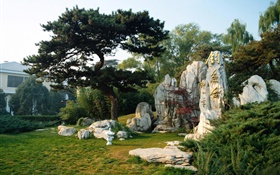 Diaoyutai, rockeries, park, Beijing China